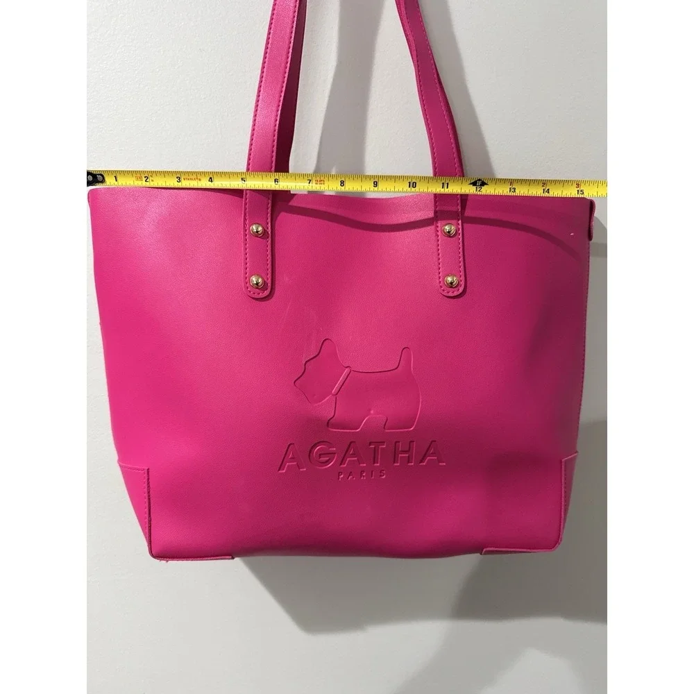 Agatha Paris Scotty Pink Handbag Purse J‎